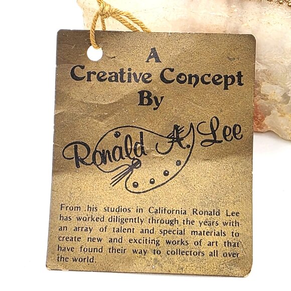 Vintage 1980 Ronald Lee 24Kt Gold Plated Happy Clown Collectible Original Tag - Picture 6 of 12